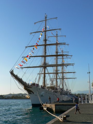 63- La fregate argentine 'Libertad' en escale a Noumea 